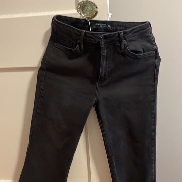 Just Black Denim Size 28 black straight jeans. Perfect condition. - Picture 2 of 2
